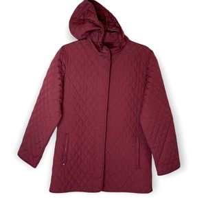 Garnet Hill Everyday Quilted Car Coat 14
